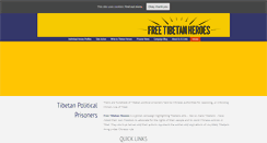 Desktop Screenshot of freetibetanheroes.org